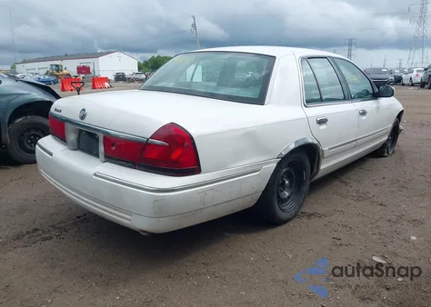 2002 Mercury Grand Marquis Gs from USA, damaged, VIN 2MEFM74W22X658668